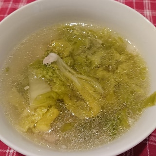 白菜と豚バラのスープ♡